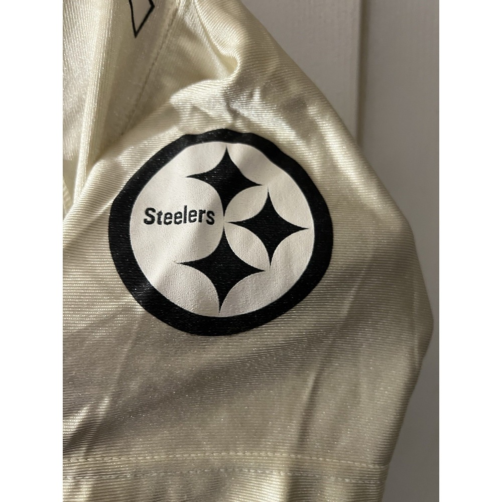 Ben Roethlisberger #7 Pittsburgh Steelers Gold Reebok NFL Jersey Womens XLarge - Picture 6 of 6